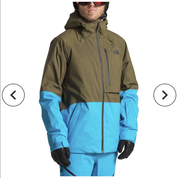 The North Face Other - The North Face DryVent Sickline Ski Jacket Blue/Brown Colorblock